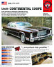 LINCOLN CONTINENTAL Coupe SPEC SHEET / Brochure: 1974,1975,1976,....... Без бренда - фотография #3