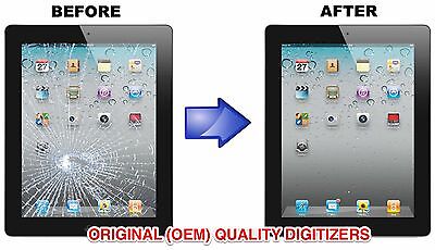Glass Digitizer Screen Replacement Repair Service -For Apple iPad 2 3 4 Air 1 Без бренда