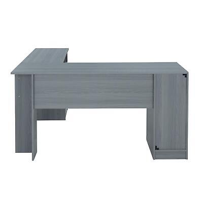 Techni Mobili Functional L-Shaped Desk with Storage, Grey Techni Mobili RTA-8412L-GRY - фотография #5