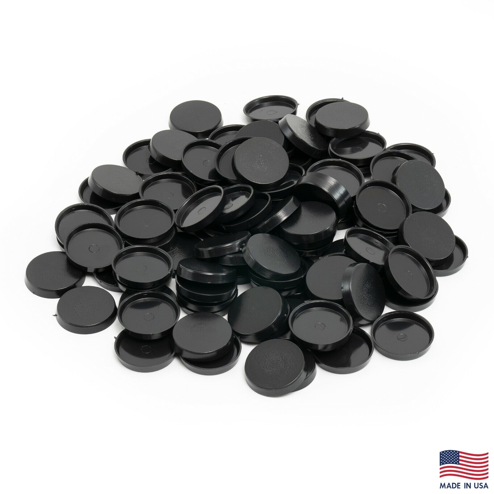 Pack of 100, 25 mm Plastic Round Bases Miniature Wargames Table Top gaming Unbranded