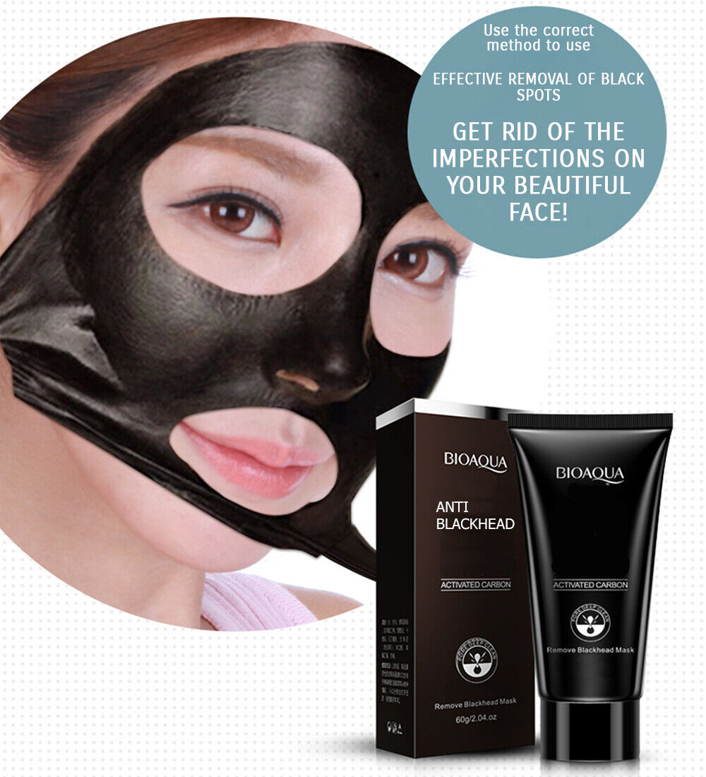 BIOAQUA Black Mud Face Mask Blackhead Remover Deep Cleansing Peel Acne Treatment BIOAQUA QB/T 2872 - фотография #3
