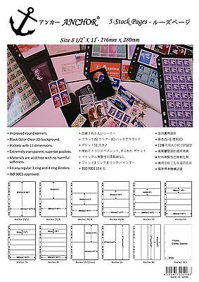 **ANCHOR 300 New Stock Pages 2S (2-rows) - Black Stock Sheets- Double Sided... Без бренда - фотография #3