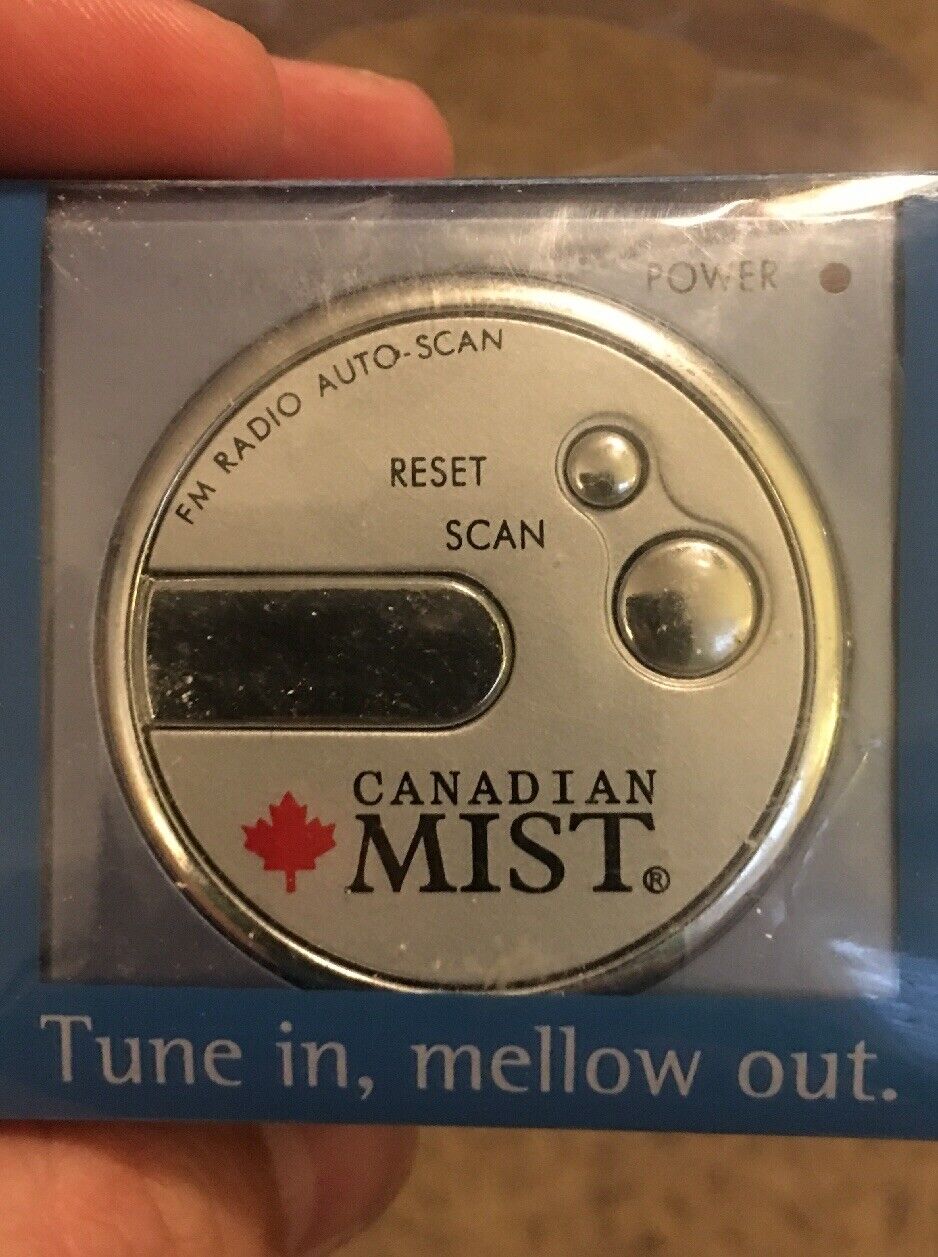 CANADIAN MIST WHISKEY FM Auto Scan Clip On Radio Advertising New NOS CANADIAN MIST - фотография #4