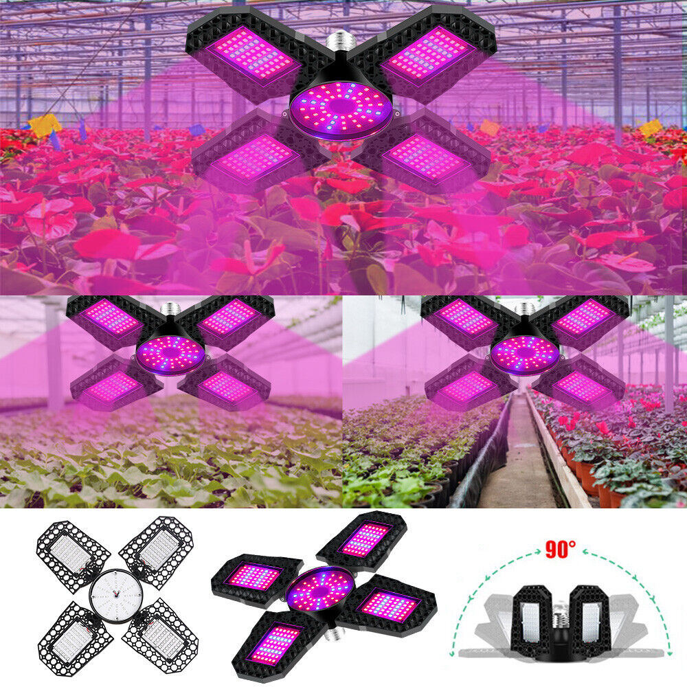 LED Grow Light Bulb Plants Growing Lamps Flower Indoor Hydroponics Full Spectrum Unbranded Does Not Apply
