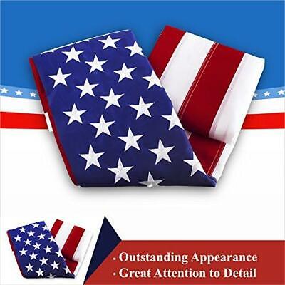 American US USA Flag 4x6FT Embroidered Polyester Brass Grommets By G128 G128 - фотография #6