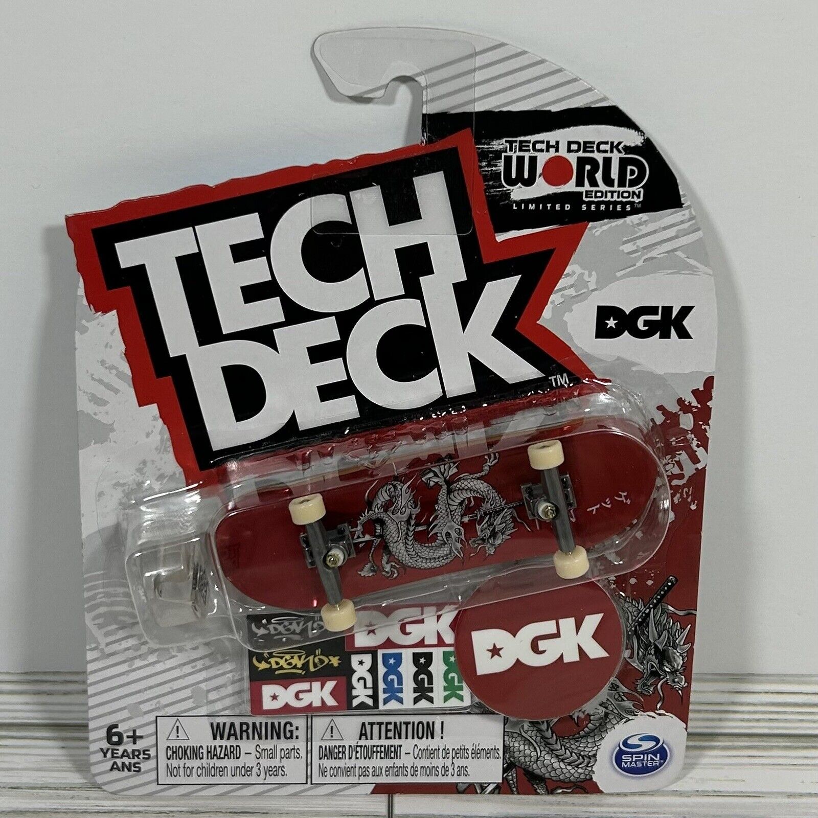Tech Deck DGK Skateboards World Edition Limited Series Ultra Rare Chase - New Spin Master