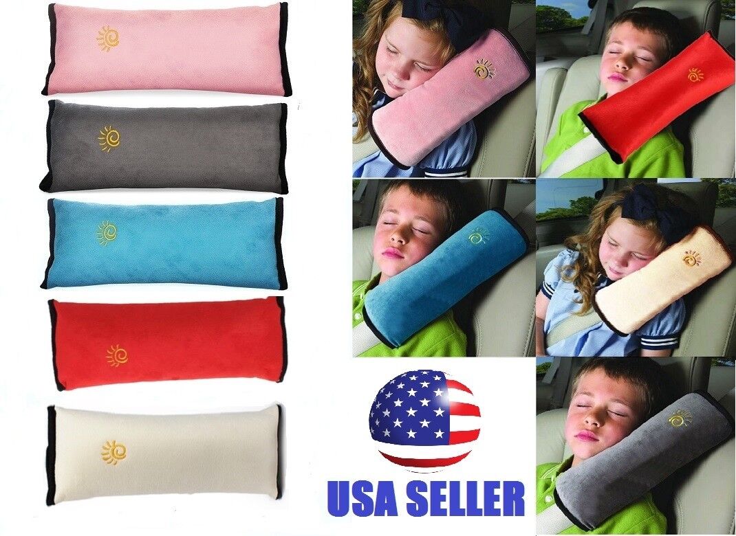 Kids Car Safety Strap Cover Harness Pillow Shoulder Seat Belt Pad Child Cushion DMFUCH WSG56A0073S