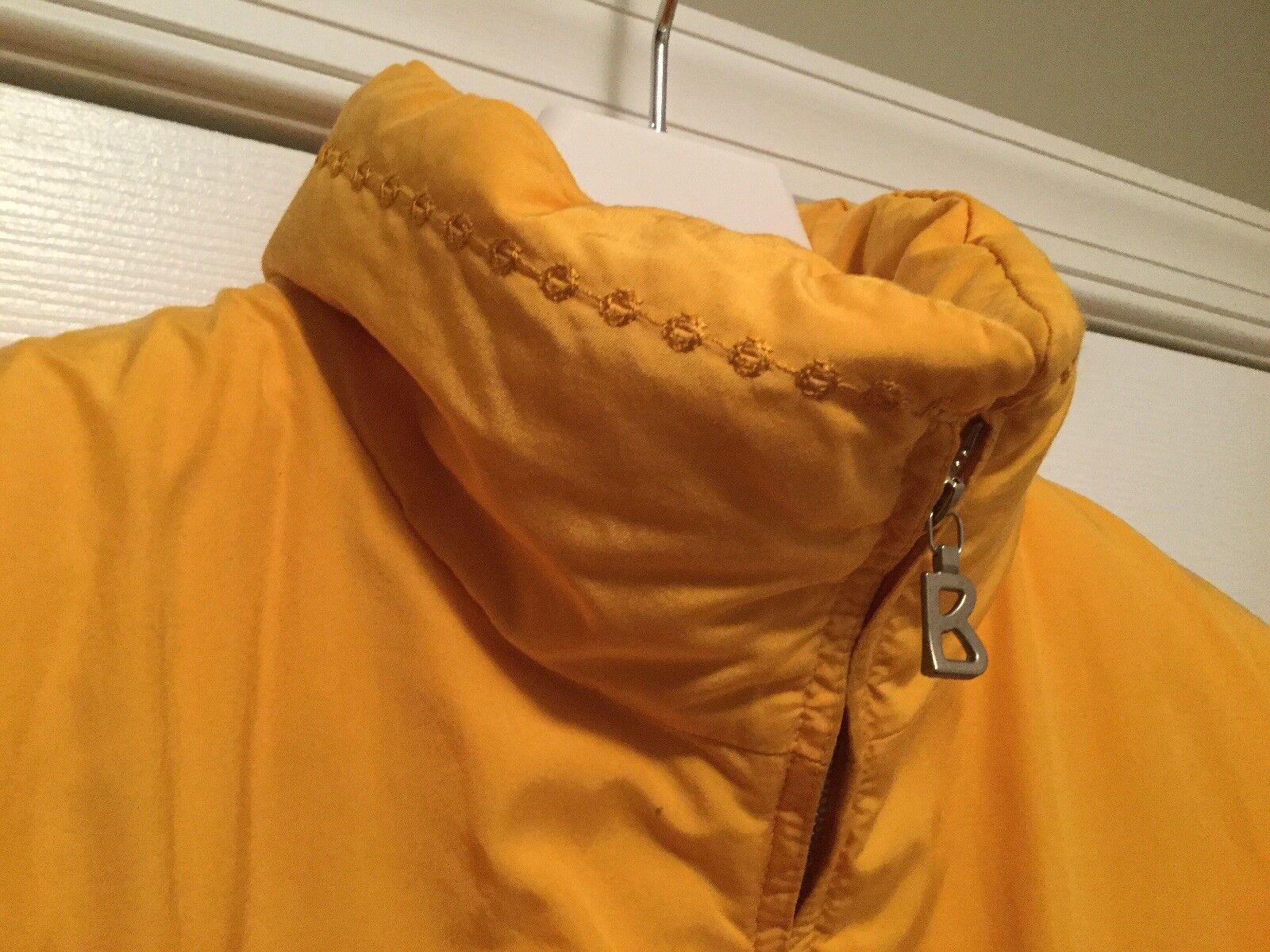 Bogner Vintage 80’s Style  Puffer Ski Jacket Winter Coat RARE Yellow Size 10 Bogner - фотография #7