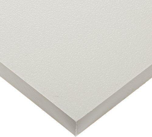 White Marine Board HDPE Polyethylene Plastic Sheet 1/2” - 0.500" Thick Textured HDPE Does Not Apply