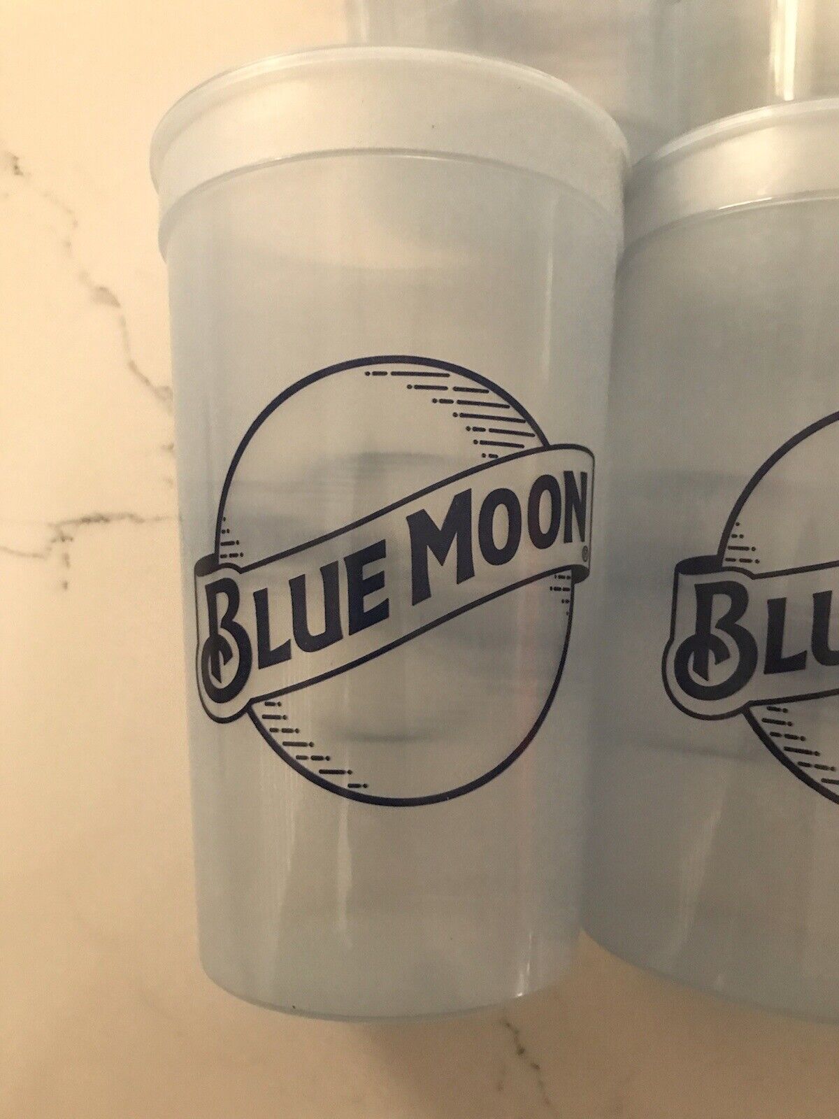 Blue Moon Beer Cups SET of 8 NEW Blue Moon - фотография #2
