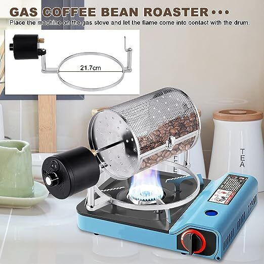14W Electric Coffee Roaster Machine Coffee Bean Roaster Machine for Home Use Unbranded Does not apply - фотография #5