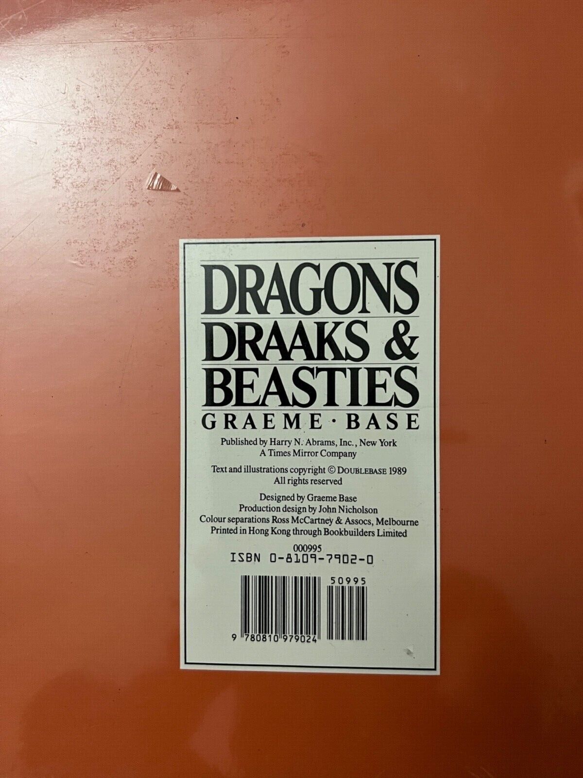 Dragons Draaks & Beasties Graeme Base 1990 Fantasy Art Calendar   Без бренда - фотография #2