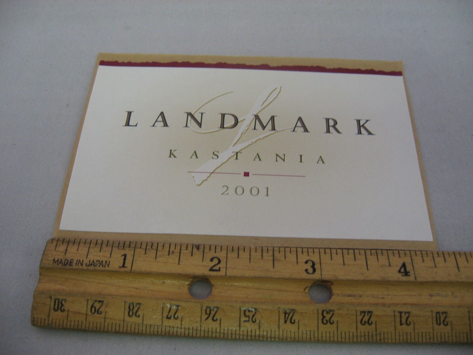 Wine Label: LANDMARK 2001 Kastania Без бренда - фотография #5