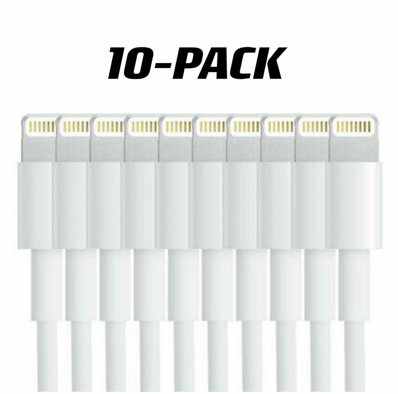 10-PACK 3FT USB Charger Cable Cord For iPhone 11 PRO XR X XS MAX 8 7 6 6S 5 PLUS Unbranded/Generic iPhone 11 PRO XR X XS MAX 8 7 6 6S 5 PLUS