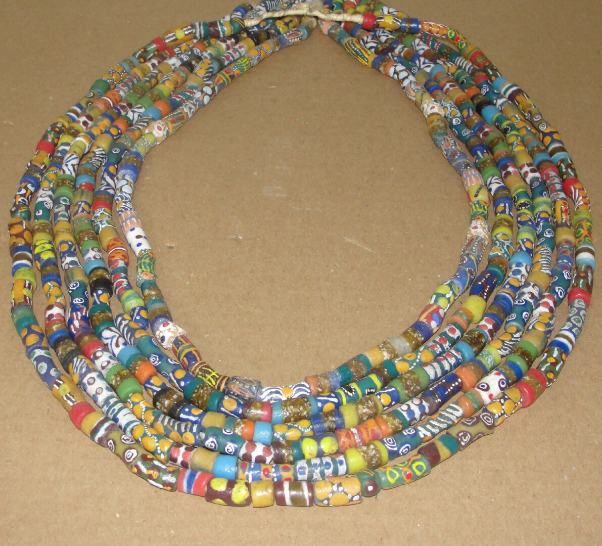 Ashanti Africa Necklace Trade Beads African Asanti Bead Strands Art Ghana Без бренда - фотография #10