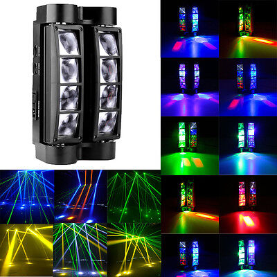 RGBW 80W Spider Beam Stage Lighting Moving Head DMX Disco DJ Party Lights U`King Does not apply