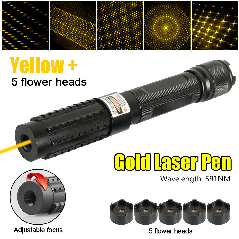 591nm Golden Yellow Laser Pointer (Wicked Lasers Style - Near 589nm) - Upgraded! Unbranded SPHUJ0662
