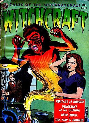 CD 23 EERIE WITCHCRAFT AVON Golden Age Comic Books Horror Без бренда - фотография #8