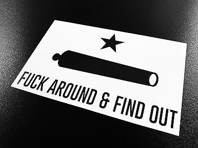 F Around  & Find Out - Sticker Lone Star Signs