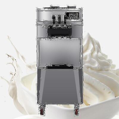 Commercial Ice Cream Maker 3 Flavors Stainless Steel 1850W 20L/H Grade Unbranded Does Not Apply - фотография #12