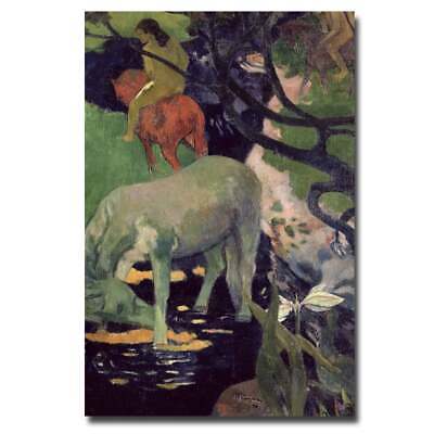 Paul Gauguin The White Horse 1898 Canvas Art 16 X 24 Без бренда