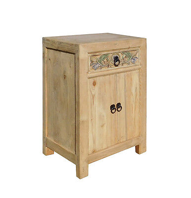 Chinese Rustic Raw Wood Side Table Cabinet cs1317 Handmade Does Not Apply - фотография #3
