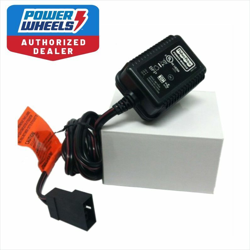Power Wheels 00801-1457 6V 400mA BLUE Battery Charger 1 year Warranty Genuine Fisher-Price 008011457