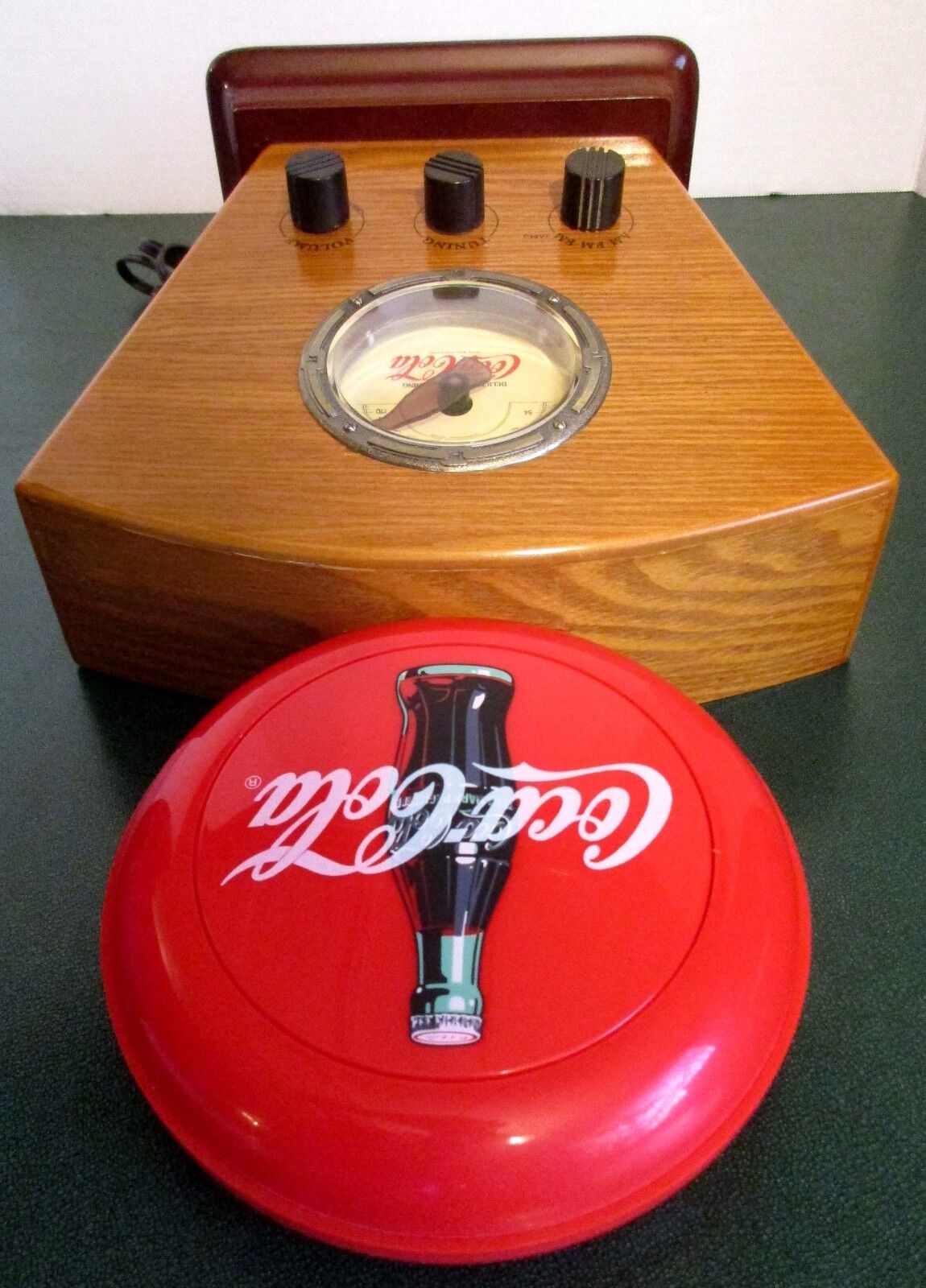Coca Cola Radio AM / FM Original Box Antique Style 1934 Light Up Icon Dial 15" H Coca-Cola - фотография #12