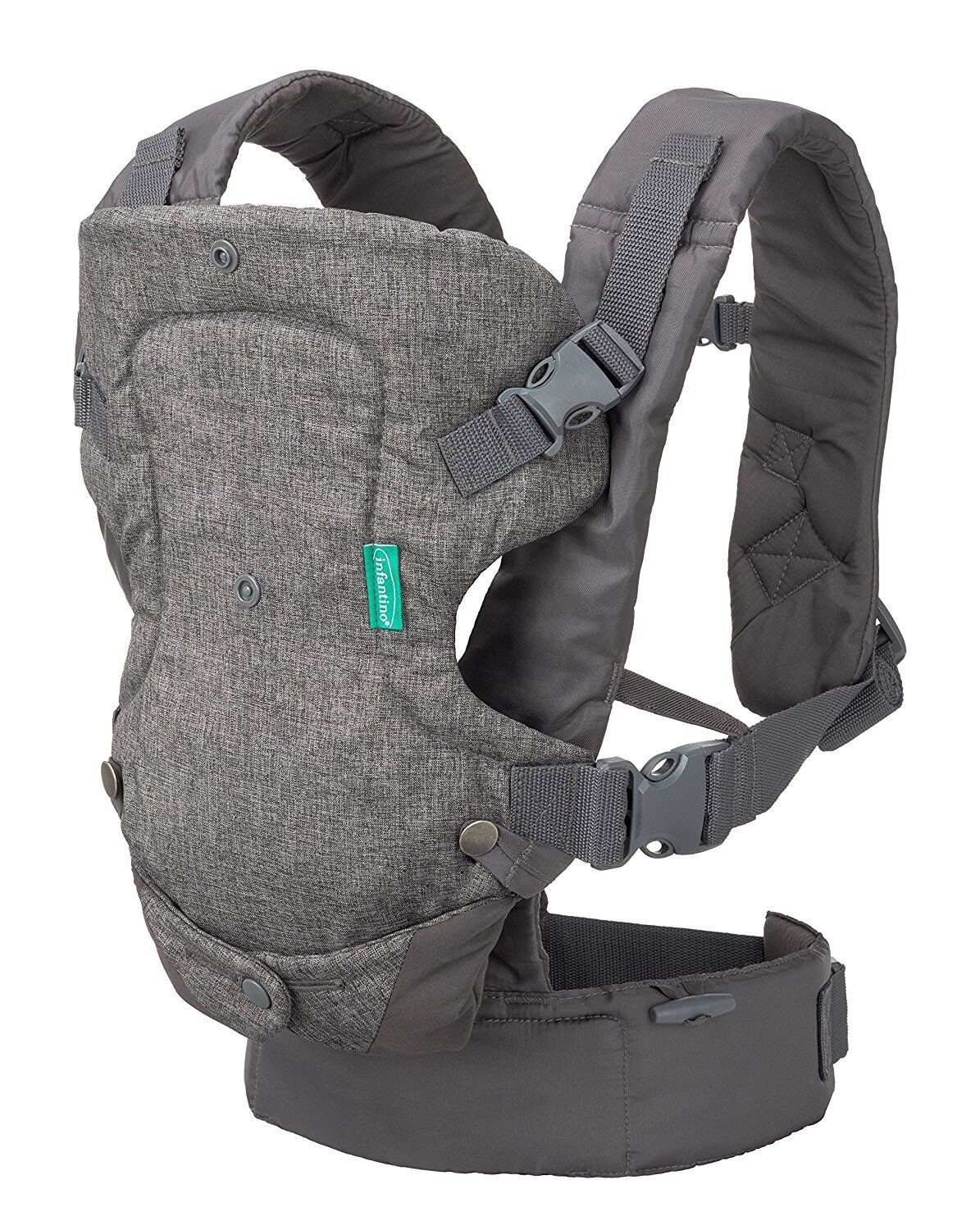 Infantino Flip Advanced 4-in-1 Convertible Carrier, Light Grey Infantino 200-183