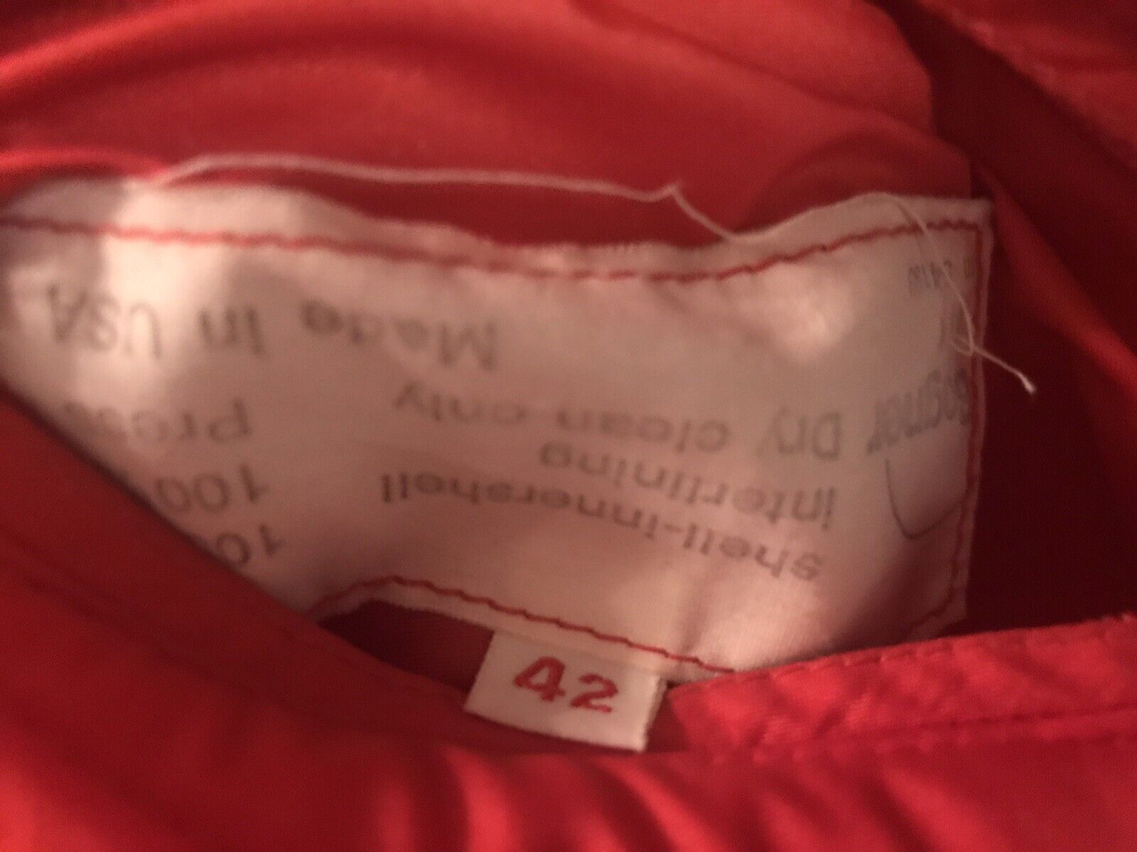 RARE BOGNER unisex Men Women Red Ski Jacket Size US 42 made in USA FREE SHIPPING Bogner - фотография #7