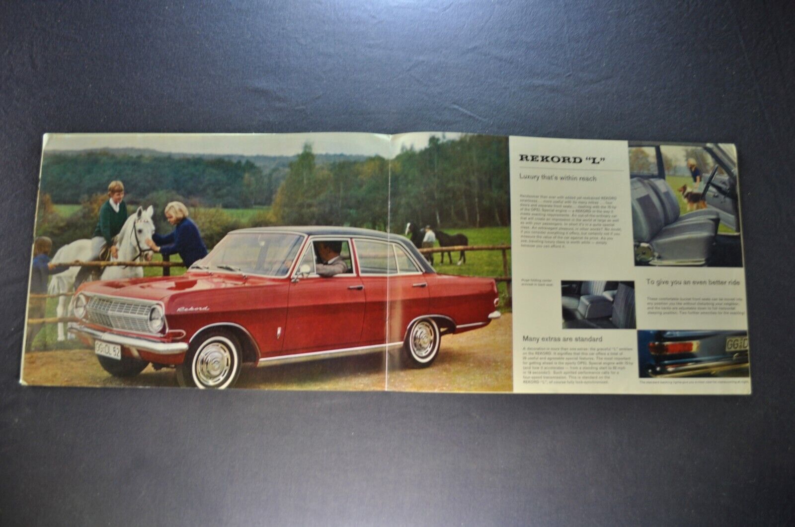 1964 Opel Rekord Catalog Sales Brochure L Sedan Excellent Original 64 Без бренда Rekord - фотография #5