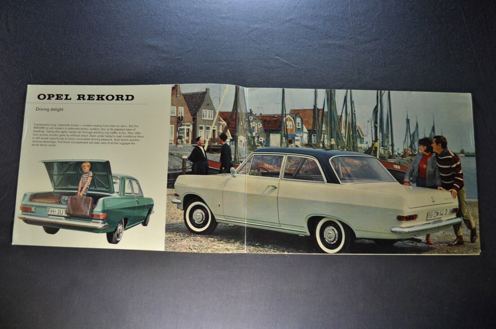 1964 Opel Rekord Catalog Sales Brochure L Sedan Excellent Original 64 Без бренда Rekord - фотография #2