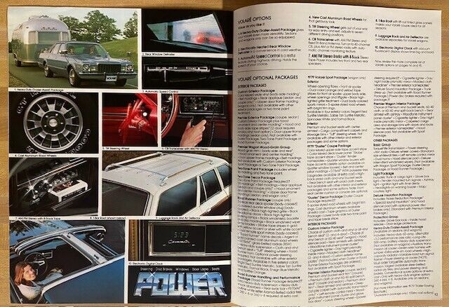 1979 Plymouth Volare and Road Runner Original Sales Brochure Catalog Без бренда - фотография #4
