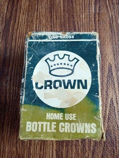 CROWN Bottle Caps In Box VINTAGE ONE GROSS Crown - фотография #2
