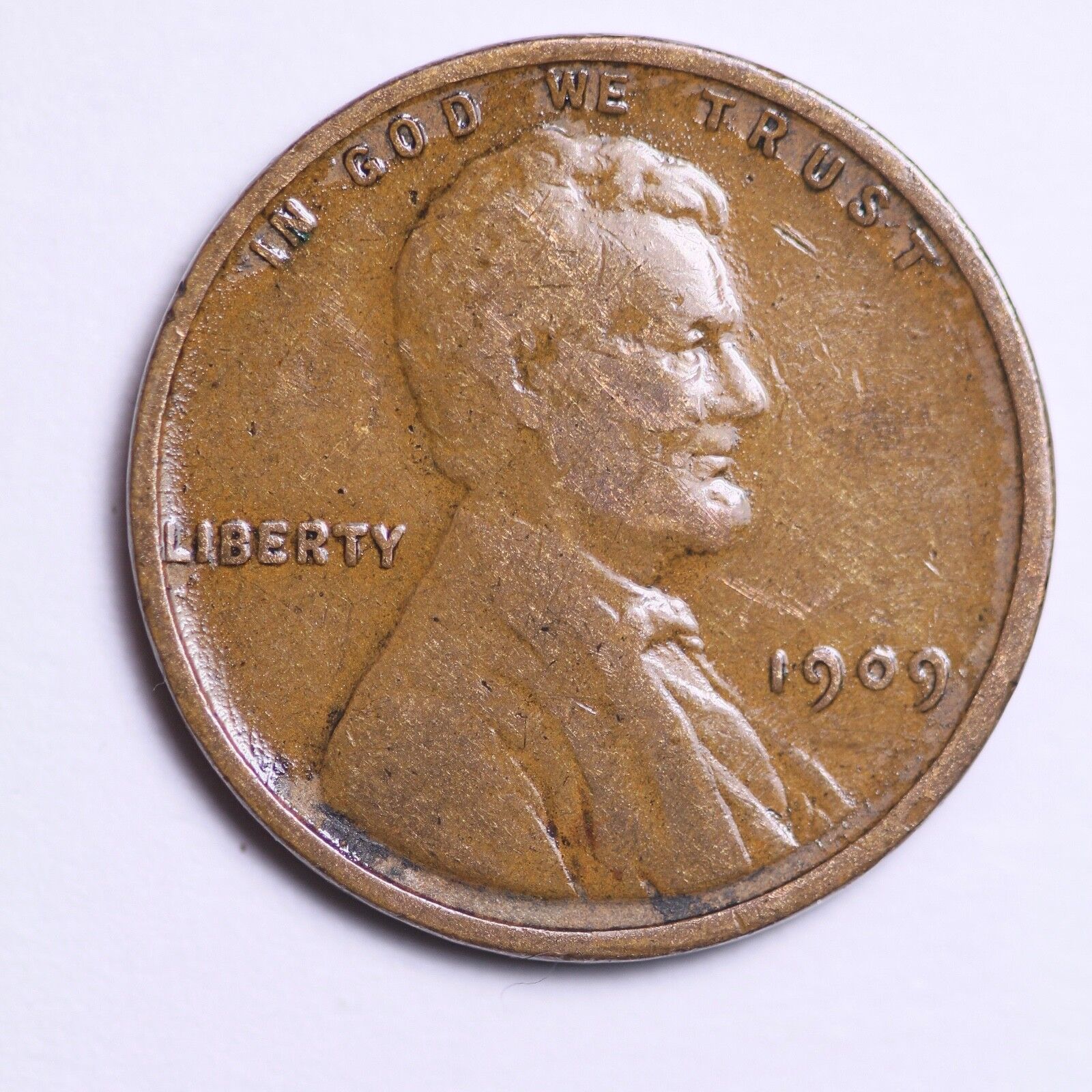 1909 Lincoln Wheat Cent Penny LOWEST PRICES - CHOICE COIN!  FREE SHIPPING Без бренда