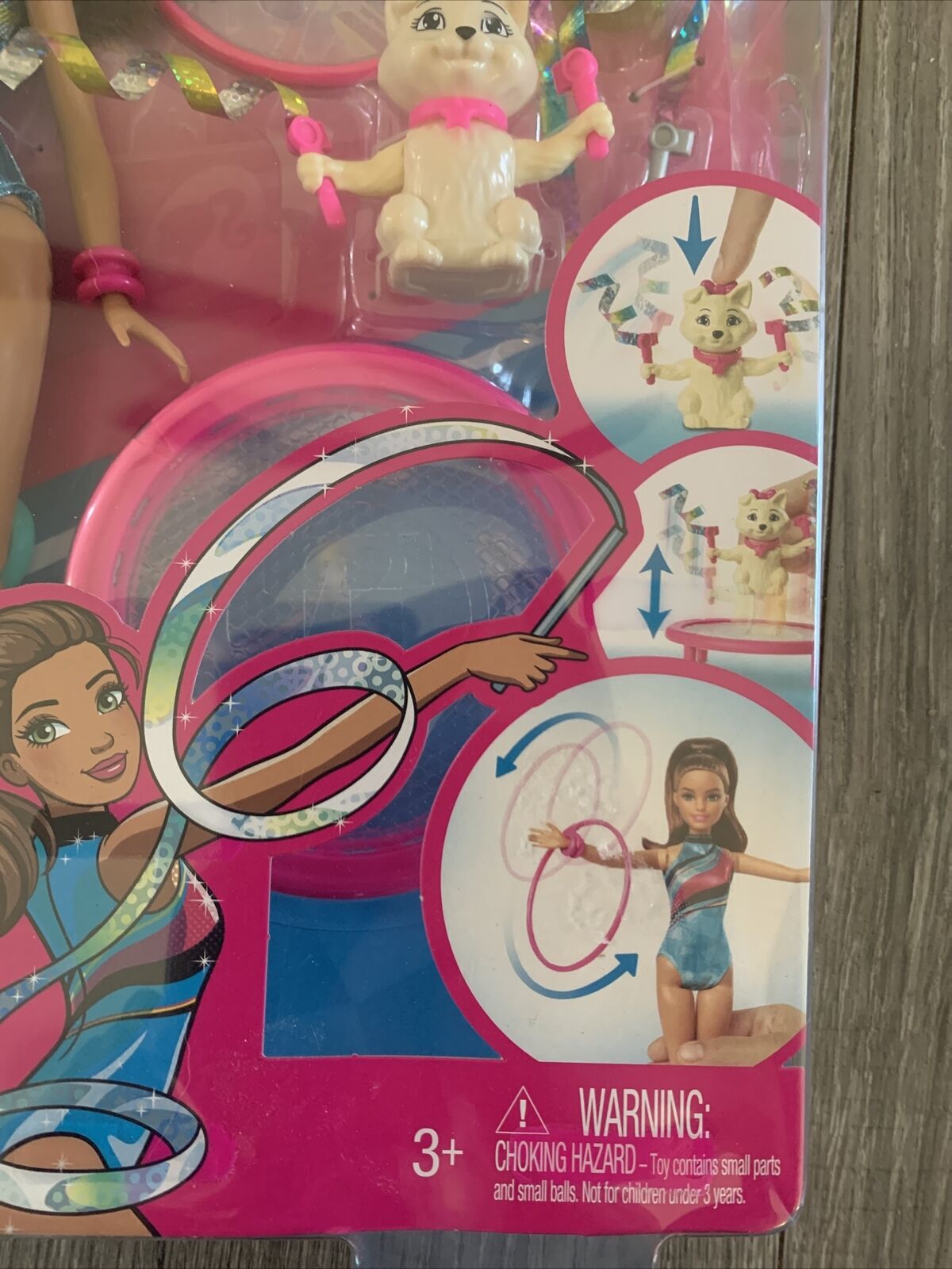 Barbie Dreamhouse Adventures Teresa Spin 'n Twirl Gymnast Doll & Pet Playset New Mattel GHK24 - фотография #4