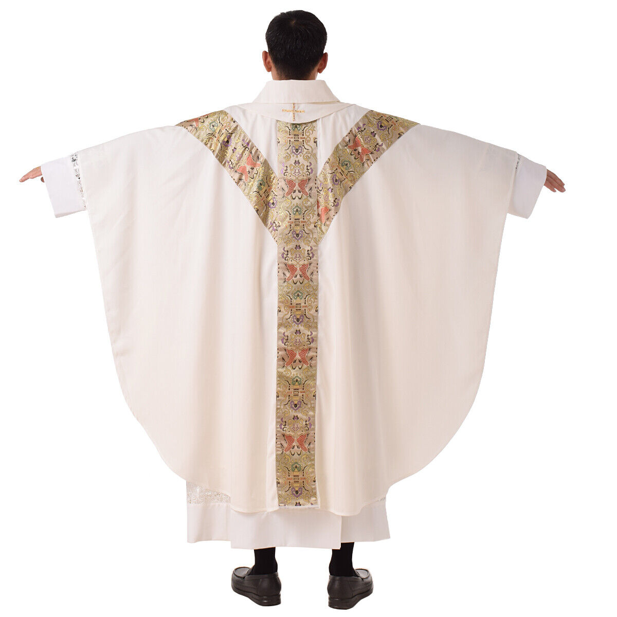Church Clergy Vestments Catholic Priest Chasuble Cope J032 Robe with stole Blessume - фотография #8