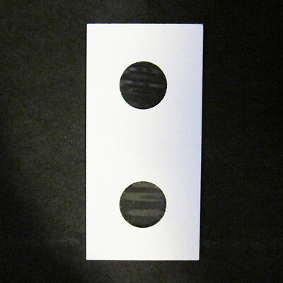 (100) Nickel Size 2x2 Mylar Cardboard Coin Flips Storage | 5 Cent Paper Holders Guardhouse - фотография #2