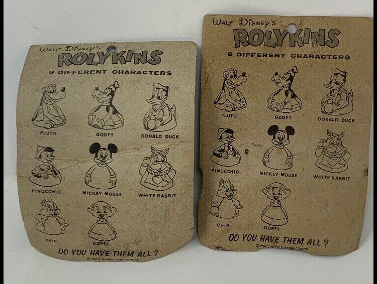 Vintage Walt Disney Rolykins / Dopey Donald White Rabbit Marx Без бренда - фотография #2