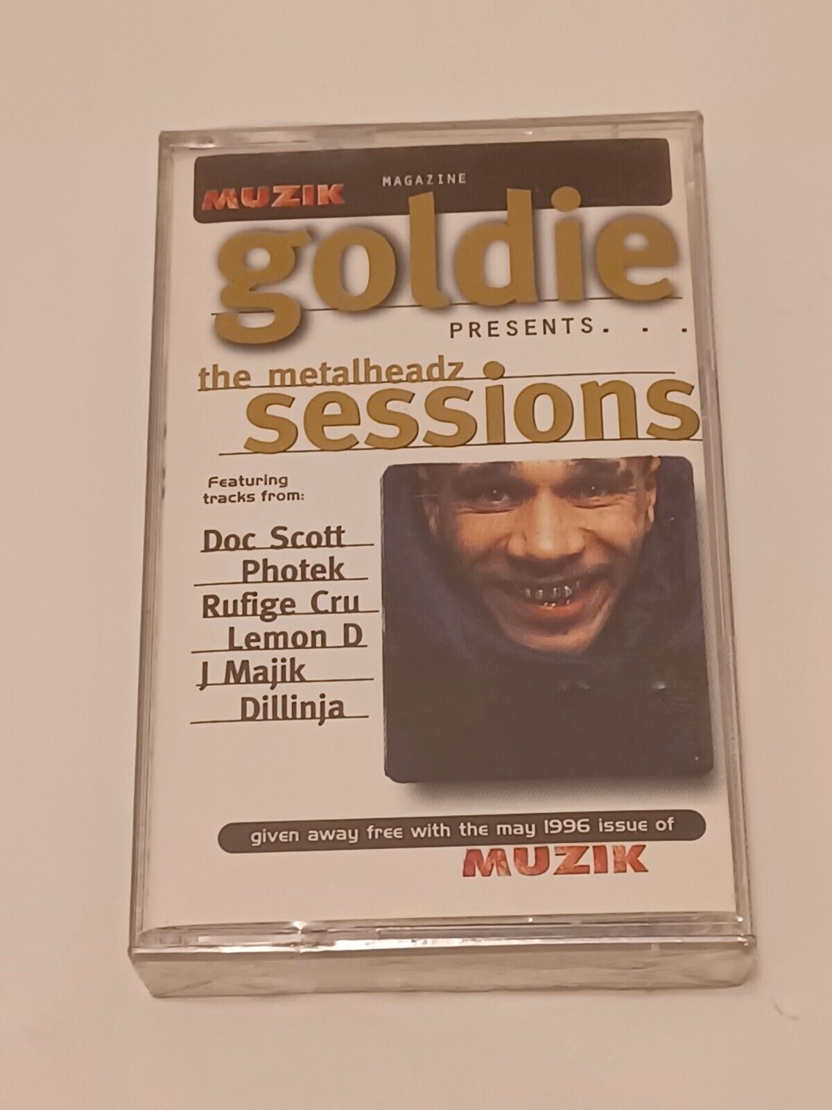 Goldie : The Metalheadz Sessions - 1996 Muzik Magazine Tape -NEW- SEALED - RARE Без бренда