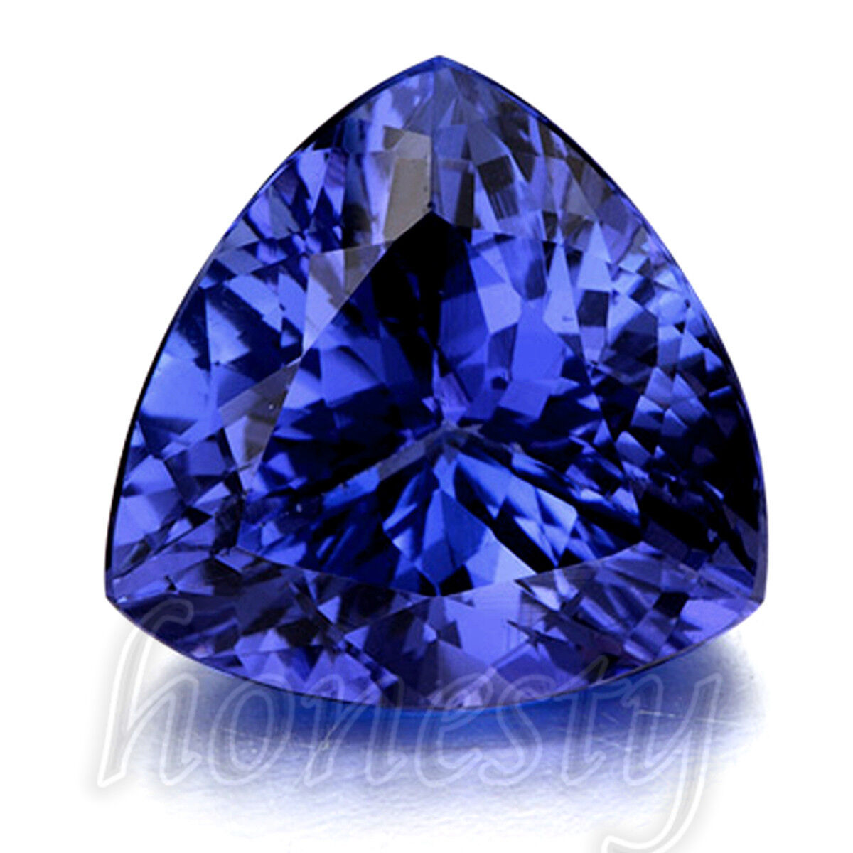 Beautiful Blue Tanzanite AAA 10mm Stunning Trillion Cut Loose Gemstone 6.20ct Unbranded