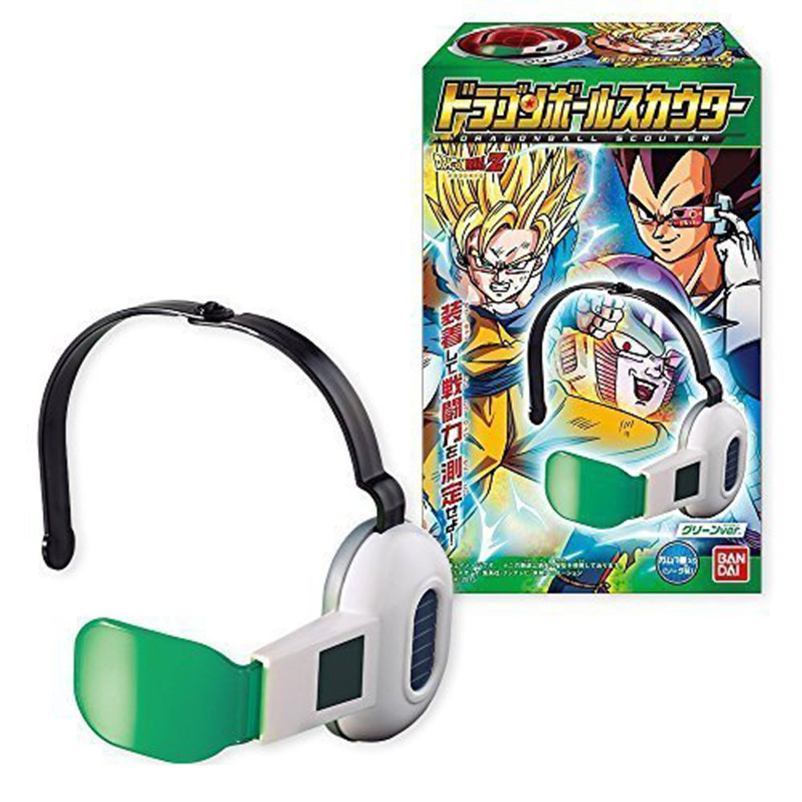 Bandai Dragon Ball Z Saiyan Scouter Green Lens	 NEW Toys DBZ Cosplay Anime DRAGONBALL Z