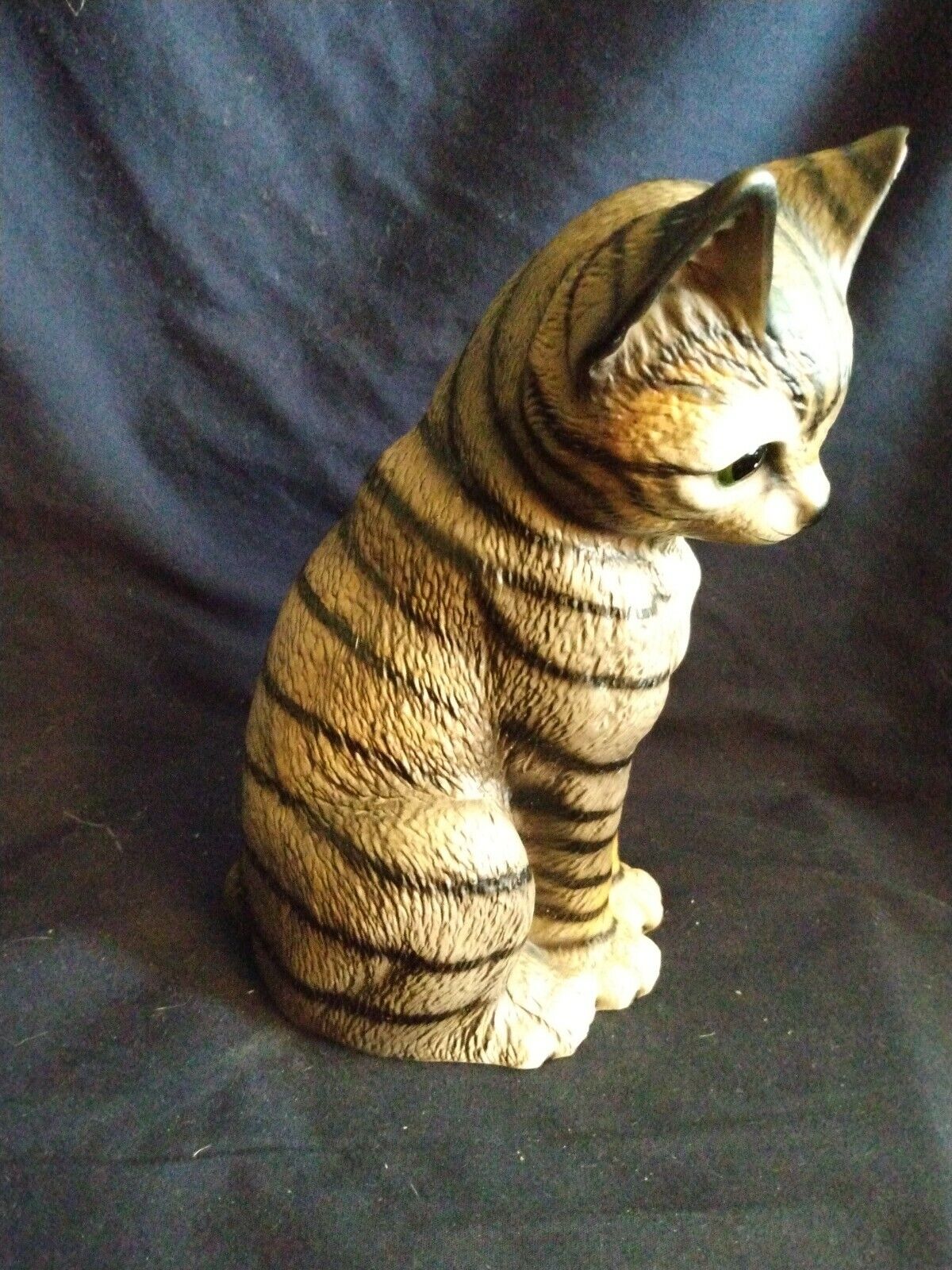 Vintage Tabby Cat Figurine Harvey Knox Kingdom Hand Painted Japan Без бренда - фотография #4