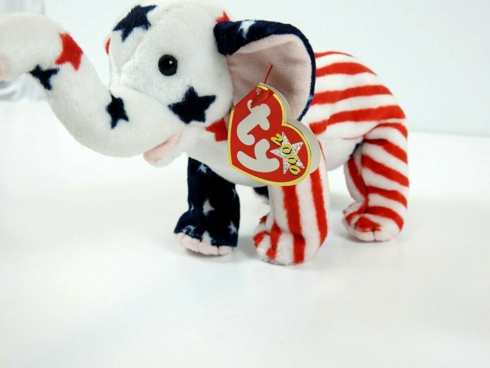 TY Beanie Baby - RIGHTY 2000 the Elephant - MWMTs Stuffed Animal Toy Без бренда - фотография #2