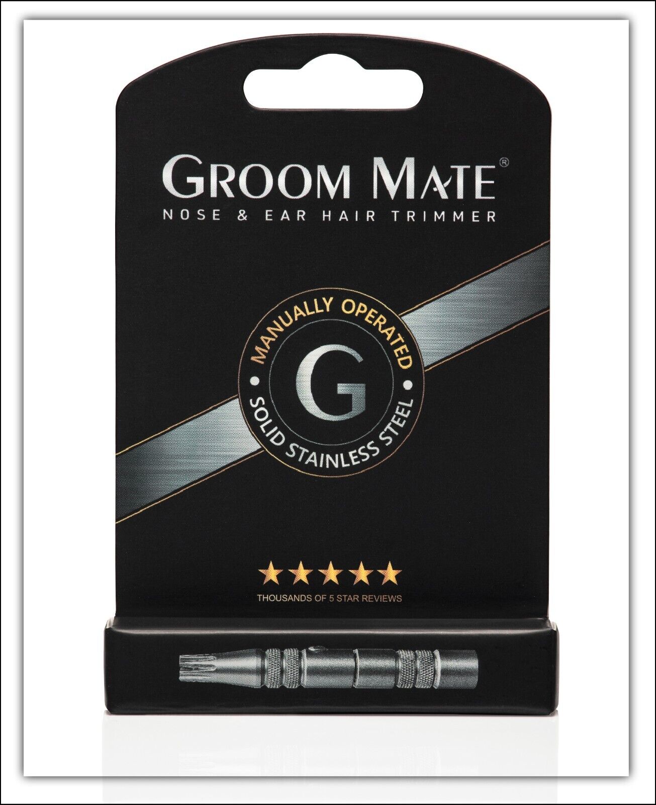 Authentic Groom Mate Nose Hair Trimmer - MADE IN USA - GUARANTEE - Stainless Groom Mate 25420 - фотография #8