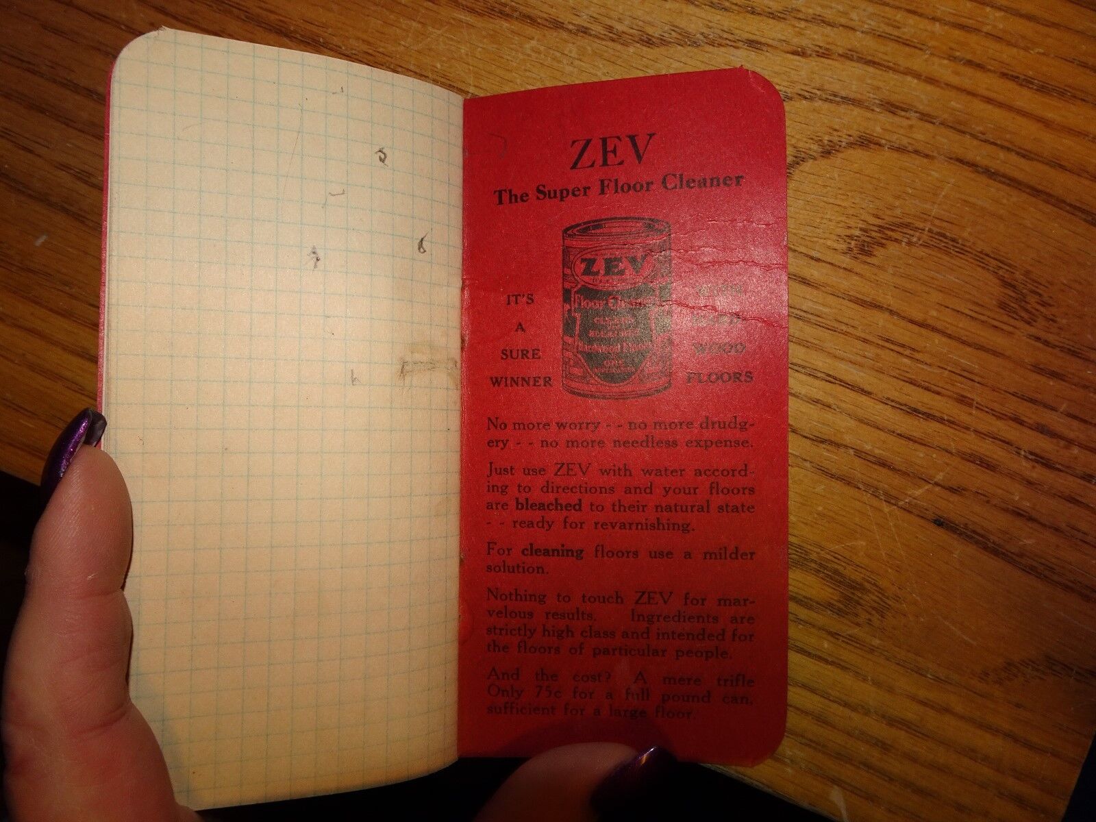 1941 Adv Note Book ABSORENE HRH CLEANER Zev PENN MILLER DEC CO MONMOUTH ILLINOIS Absorene - фотография #4