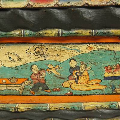 ANTIQUE MONK'S WRITING TABLE PAINTED PINE MONGOLIA CHINESE FURNITURE 19TH C.  Без бренда - фотография #7