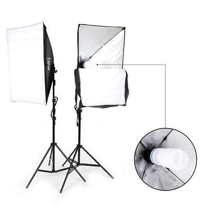 Studio Photography 2 Softbox Continuous Photo Lighting Kit w/ Carrying Bag Kshioe 4332044702 - фотография #4