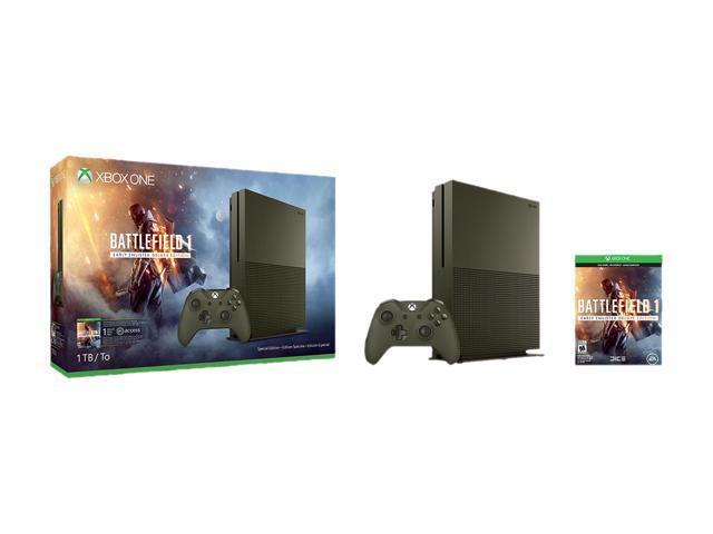 Xbox One S 1 TB Console - Battlefield 1 Special Edition Bundle Microsoft 23400055 - фотография #2