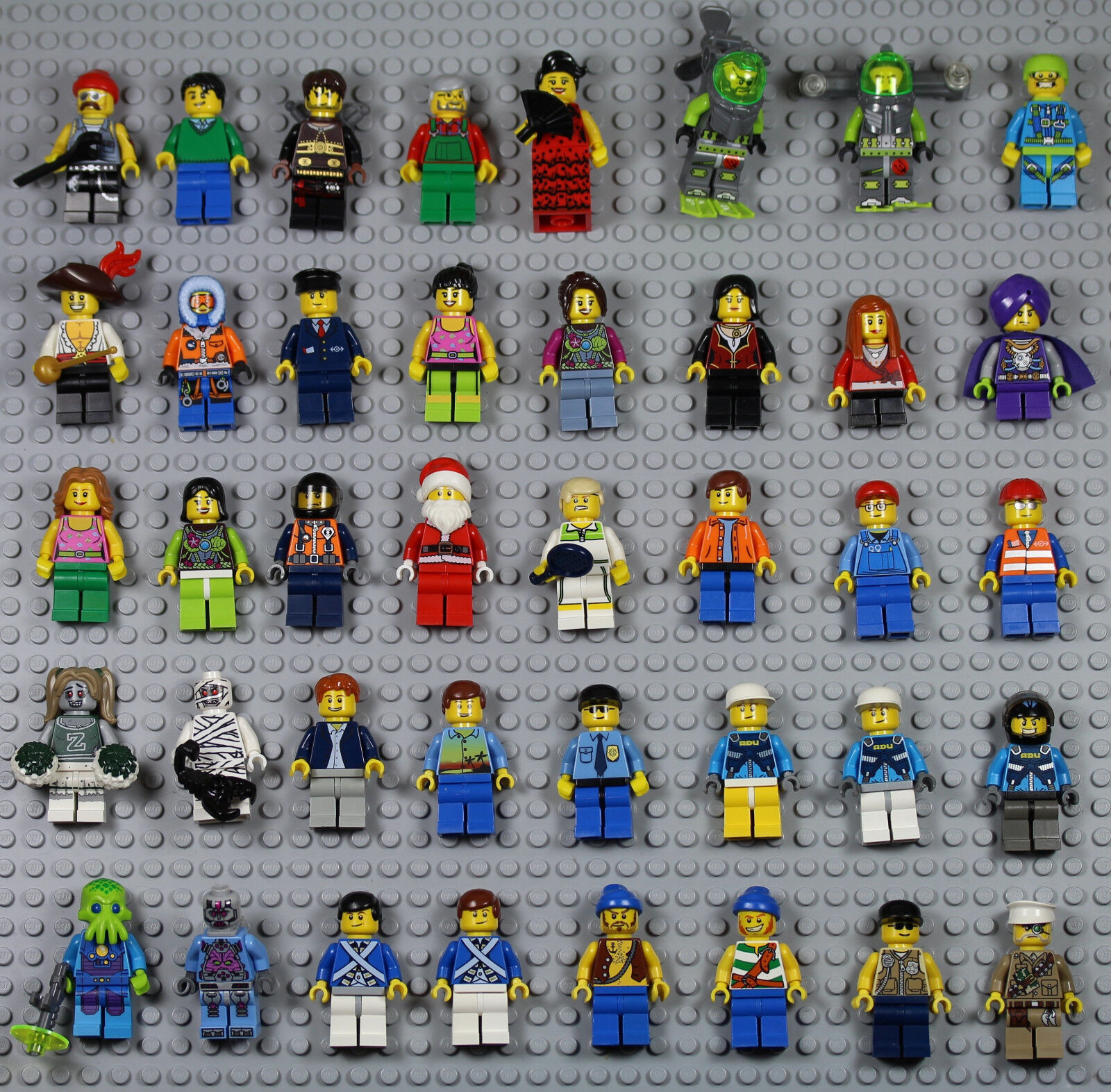 LEGO - Genuine Minifigures Male Female People Party Favor Utensil Town Bulk Lot  LEGO - фотография #5